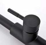 Robinet de cuisine extensible argenté avec mitigeur eau chaude et froide