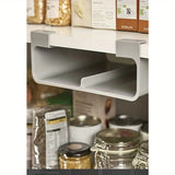 Organisateur Mural Cuisine FreshWrap Premium – Support Film Alimentaire Sans Perçage | Rangement Papier Aluminium | Étagère Gain de Place