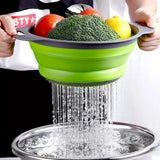 Passoire et Égouttoir Pliable en Silicone – EcoColander
