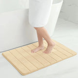 Tapis de Bain Ergonomique en Mousse à Mémoire