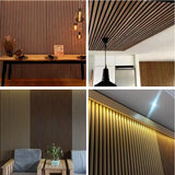 Panneau Mural Acoustique Flexible Aspect Chêne