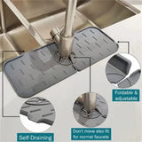 AquaGuard – Tapis en Silicone Anti-Éclaboussures pour Robinet et Évier
