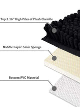 PlushComfort Tapis de Bain en Chenille