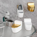 Cendrier Mural Compact – Hygiénique et Pratique pour Salle de Bain, Toilettes et Bureau