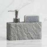 StoneStyle Distributeur de Savon avec Support Éponge