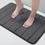 SoftStep Tapis de Bain en Mousse à Mémoire – Antidérapant, Séchage Rapide et Lavable