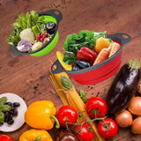 Passoire et Égouttoir Pliable en Silicone – EcoColander