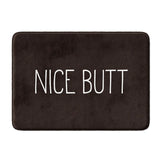 Tapis de Bain Antidérapant Microfibre - Statement Humor&nbsp; – Design Moderne avec Impression