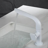 LumiBath – Robinet de Lavabo Pivotant en Laiton et Acier Inoxydable