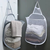 Panier Suspendu Pliable – Sac en Filet pour Linge et Rangement