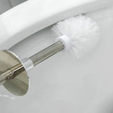 Brosse WC Design Scandinave GoldMinimal – Ensemble avec Support Élégant