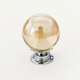 Bouton de Meuble Cristal Éclat Champagne