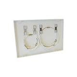Empyreal Plaque de Commande WC – Double Débit, Silencieuse et Compatible Geberit Sigma - jaune