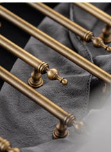 Poignée de Meuble T-Bar en Laiton Massif – Finition Bronze Antique Élégante