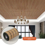 Panneau Mural Adhésif 3D -Lames Design – Revêtement Décoratif PVC Imperméable pour Murs et Plafonds