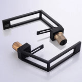Robinet Cascade WaveLine – Mitigeur Monocommande pour Vasque, Design Moderne Noir/Chrome/Blanc/Or