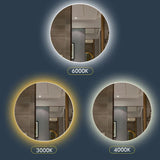 GlowAura – Miroir LED Rond Intelligent avec Éclairage Réglable et Fonction Antibuée (40 / 50 / 60 cm)