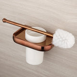 Élégance Rosée Premium – Ensemble d’Accessoires Salle de Bain en Laiton Massif Finition Or Rose
