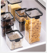 Bocaux Hermétiques Cuisine Style Japonais ClearFresh Premium – Rangement Céréales Grand Format | Anti-Humidité | Organisation Moderne