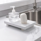 WoodNest – Plateau Décoratif en Bois Style Maison de Campagne pour Salle de Bain et Cuisine
