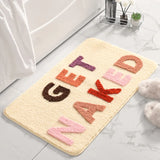 Tapis de Bain Antidérapant Microfibre SoftShag “Get Naked”