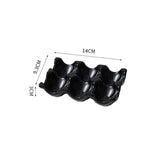 Range-Œufs en Céramique Élégance – 6 ou 12 Compartiments pour Cuisine et Réfrigérateur