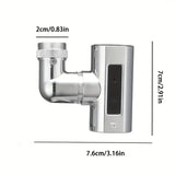 HydroCascade 4-en-1 – Robinet de Cuisine Pivotant avec Mode Cascade et 4 Jets Réglables