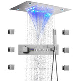 Mitigeur thermostatique de douche avec affichage LED
