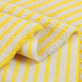 Tissu Polaire Premium Jacquard Rayé – Fleece Doux et Respirant pour Couture Créative et Vêtements Enfants