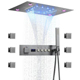 Mitigeur thermostatique de douche avec affichage LED