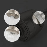 Robinet mural de cuisine en acier inoxydable avec bec flexible rotatif et mitigeur eau chaude et froide