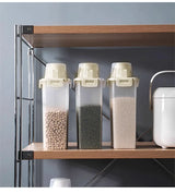 Boîte de Stockage Céréales Hermétique FreshSeal Premium – Distributeur Riz Transparent | Anti-Humidité Anti-Insectes | Rangement Cuisine 1,75–3L
