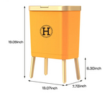 Poubelle Slim Élégance – Abattant Moderne pour Chambre, Salle de Bain & Cuisine