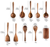 WoodEase – Set de Cuisine en Bois avec Seau de Rangement