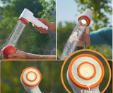 AquaNomad 2025 – Douche Portable Rechargeable avec LED pour Camping, Jardin et Outdoor