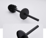 NoirÉlite – Brosse WC Murale en Acier Inoxydable Premium