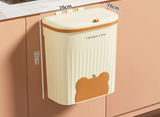 Poubelle Murale Compacte Anti-Odeurs – 8.5L / 12L