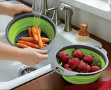 Passoire et Égouttoir Pliable en Silicone – EcoColander