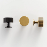 Boutons de Meuble en Laiton Massif
