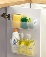 Organisateur de Porte Multifonction sans Perçage – Support de Rangement pour Épices, Films Alimentaires et Accessoires