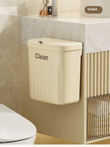 Poubelle Murale Compacte 3-en-1 avec Couvercle Hermétique – 8.5L / 12L | Gain de Place &Anti-Odeurs