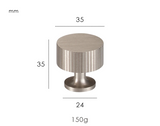 Boutons de Meuble en Laiton Massif