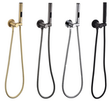 AquaFusion 3-en-1 – Robinet Bidet Mural avec Douchette Hygiénique en Laiton