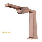 AurumFlow Luxe – Robinet de Lavabo en Or Rose avec Mitigeur Monocommande