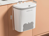 Poubelle Murale Compacte Anti-Odeurs – 8.5L / 12L