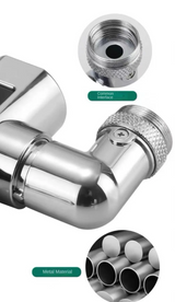 HydroCascade 4-en-1 – Robinet de Cuisine Pivotant avec Mode Cascade et 4 Jets Réglables
