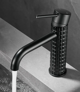 Robinet de Lavabo Diamant Noir – Mitigeur Monocommande Design en Laiton