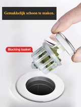 DrainGuard Bouchon Universel avec Pop-up – 2-en-1