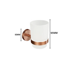 Ensemble d’Accessoires de Salle de Bain RoséLuxe – 6 Pièces en Acier Brossé Finition Rosé