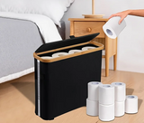Poubelle à Papier Toilette -CleanKeep – Boîte Fermée Élégante pour Rouleaux de WC